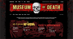 Desktop Screenshot of museumofdeath.net